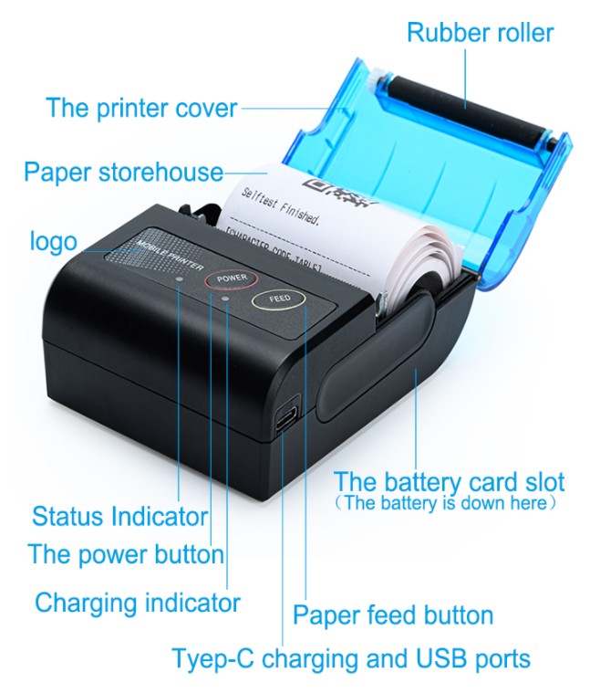 YCP-586 bluetooth thermal printer