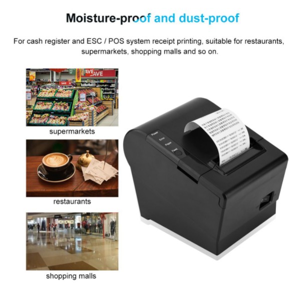 desktop thermal receipt printer for cash register